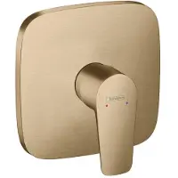 Hansgrohe talis e eengreeps douchemengkraan afbouwdeel, brushed bronze
