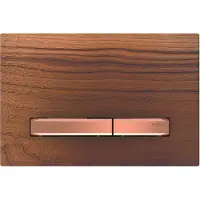 Geberit Bedieningsplaat sigma 50 voor 2-toets spoeling rose goud /amerikaans noten