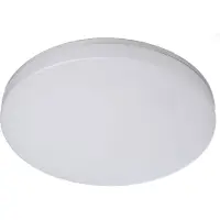 Deko-light Altais Motion LED buiten plafondlamp, 25W, Ø 33 cm, wit / opaal, Hal, Kunststof, LED plafondlamp