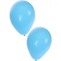 Partyxplosion Ballon 50 x licht blauw nr 10