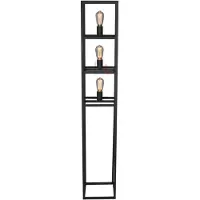 Freelight Vloerlamp Novanta 3 lichts H 150 cm zwart
