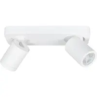 Highlight Spot Oliver 2 lichts balk badkamer IP44 wit