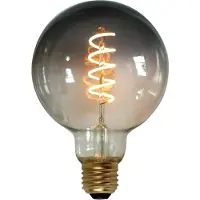 Freelight E27 7Watt Led Smoke 95mm incl. Stappen Dimmer