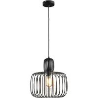 Freelight Hanglamp Costola Ø 35 cm zwart