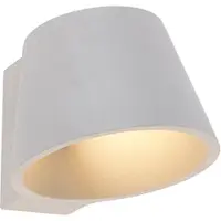 QAZQA Industriële wandlamp beton met lichteffect - Cup