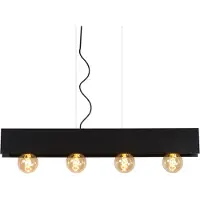 Lucide SURTUS - Hanglamp - 4xE27 - Zwart