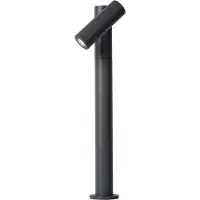 Lucide TATUM - Sokkellamp - LED - 1x5W 3000K - IP65 - Antraciet