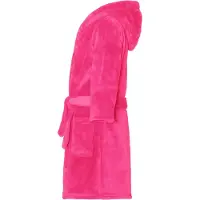 Playshoes fleece badjas fuchsia Roze Meisjes Polyester Capuchon Effen - maat 134/140