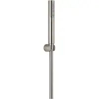 Plieger Napoli badset met handdouche staafmodel 1 stand inclusief wandhouder en doucheslang 150cm RVS