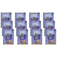 Edgard & Cooper Blik Beef Adult - Hondenvoer - 12 x Rund Rode Biet Broccoli 400 g Graanvrij
