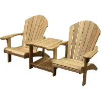 AVH-Collectie Canadian Twin teakhouten relax set