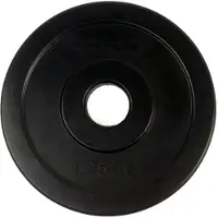 Tunturi Halterschijven - Halter gewichten - 2x 1,25 kg - 30mm - Rubber - Incl. gratis fitness app