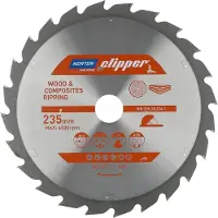 Norton Clipper 70184608062 Hardmetalen blad, doorstroom 235 x 2,8/1,8 x 30