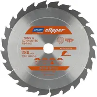 Norton Hout en Composiet - Zaagblad ATB Ripping - 280mm - 24 tanden - Voor Cirkelzagen en Afkortzagen