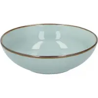 Diversen Soepkom 18x5,5 cm keramiek mintblauw