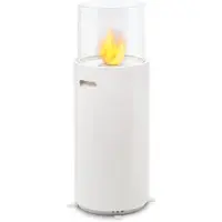 Blumfeldt Fiamme Tamburo bio-ethanol haard rvs brander 0,8 liter 4-5 uur brandduur