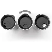 Zoku Hydration Drinkbeker - 3 in 1 - RVS - 591 ml - Wit