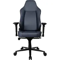 AROZZI Primo Gamingstoel met echt leder - Oceaanblauw