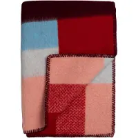 Røros Tweed Mikkel deken 135x200 cm Red