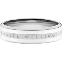 Daniel Wellington Classic Dames en heren Ring Staal - Wit - 16.50 mm / maat 52