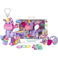 Playgro Geschenkset Stella Eenhoorn - Kraamcadeau - Kadoset - Hangspeeltjes - 3 Bijtpseeltjes - 3 geschakelde ringen