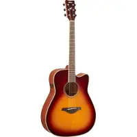 Yamaha FGC-TA Brown Sunburst TransAcoustic elektrisch-akoestische westerngitaar