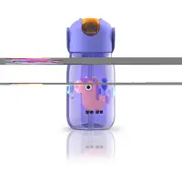 Zoku Drinkfles Kids Flip met Rietje Purple 415 ml
