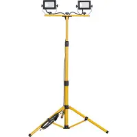 Toolstation Mobiele LED werklamp op statief IP65 2x20W 2x2000lm 6500K