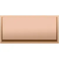 Guido Gusto Mat rose goud RVS Inbouwnis 30x60x7cm - Inbouwnis badkamer en Douche