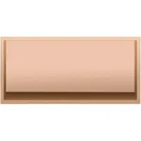 Guido Gusto Mat rose goud RVS Inbouwnis 30x60x10cm - Inbouwnis badkamer en Douche