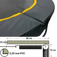 Magic Jump Trampoline Rand Black 380 cm