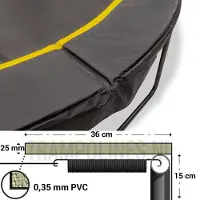 Magic Jump Trampoline Rand Black 300 - 305 cm