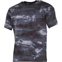 MFH US T-Shirt - korte mouw - HDT camouflage LE - 170 g/m² - MAAT S