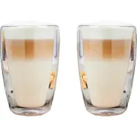 Huismerk Premium Latte Macchiato Glasset - 2 Stuks