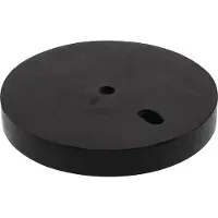 P & E P+E Deurstopper verhogingsschijf ø85mm rubber zwart