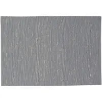 Clayre & Eef Placemat (6) 33x48 Cm - Grijs - Kunststof