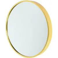 Jax Design Wandspiegel Alux | Jax Design aluminium goudkleurig 40x40x4 cm wandspiegels | NADUVI
