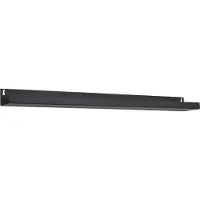 Jax Design Fotoplank Picca | Jax Design metaal zwart 80x6x11 cm wandplanken en -haken | NADUVI