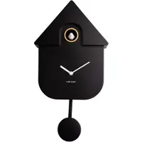 Karlsson Klok Modern Cuckoo ABS Black 41 x 21,5 cm
