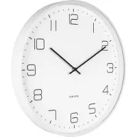 Karlsson Klok Lofty Iron Matt White 40 cm