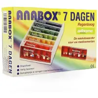 Homecraft Anabox Pillendoos 7 Dagen Rainbow Nederlands Ad155880 1 St Doos