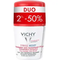VICHY Overmatige Transpiratie Deodorant Stress Resist Roller 72u Duo 2x50ml