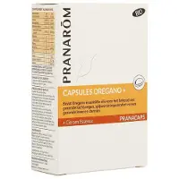 Pranarôm Pranacaps Oregano Bio | Luchtwegen, spijsvertering, lever en darmen 30 St Capsules