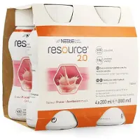 Resource Nestlé 2.0 Aardbei | 4 x 200 ml