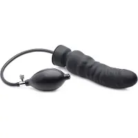 Master Series - Dick-Spand - Opblaasbare Dildo - Zwart