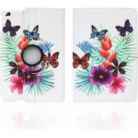 Rico Vitello De 360° Draaibare Bookcase Hoesje geschikt voor Apple iPad mini 1/2/3/- 7.9 inch Flip Stand print Tablethoes