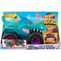 Hot Wheels Monster Trucks Mega Wrex Chews Cars With Lights And Sounds Veelkleurig