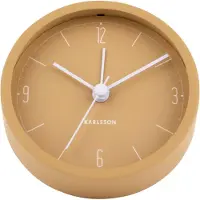 Karlsson Wekker Karlsson Numbers & Lines Iron Matt Ochre Yellow 9 cm