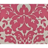 Dutch Wallcoverings Schuimvinyl barok groot - roze