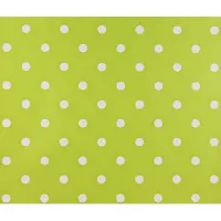 Dutch Wallcoverings Papierbehang stippen - groen/wit